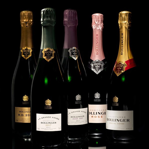 Bollinger Champagne Range including Special Cuvee, Rosé and Grande Annee