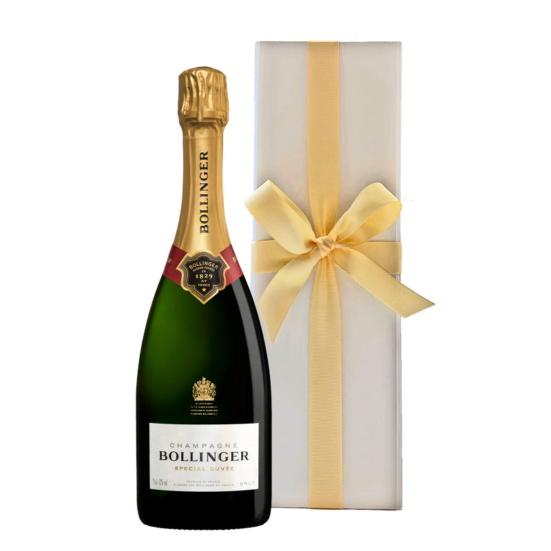 Bollinger Special Cuvée Champagne - In White Presentation Box - The Fulham Wine Company