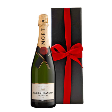 Moet & Chandon Brut Imperial - in Black Presentation Box - The Fulham Wine Company