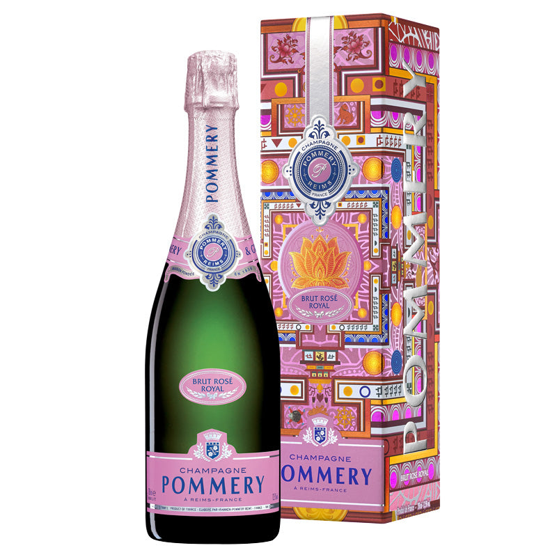 Pommery Brut Rosé Champagne in Limited Edition Gift Box - The Fulham Wine Company
