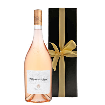 Whispering Angel Rosé Magnum in Black Gift Box - The Fulham Wine Company