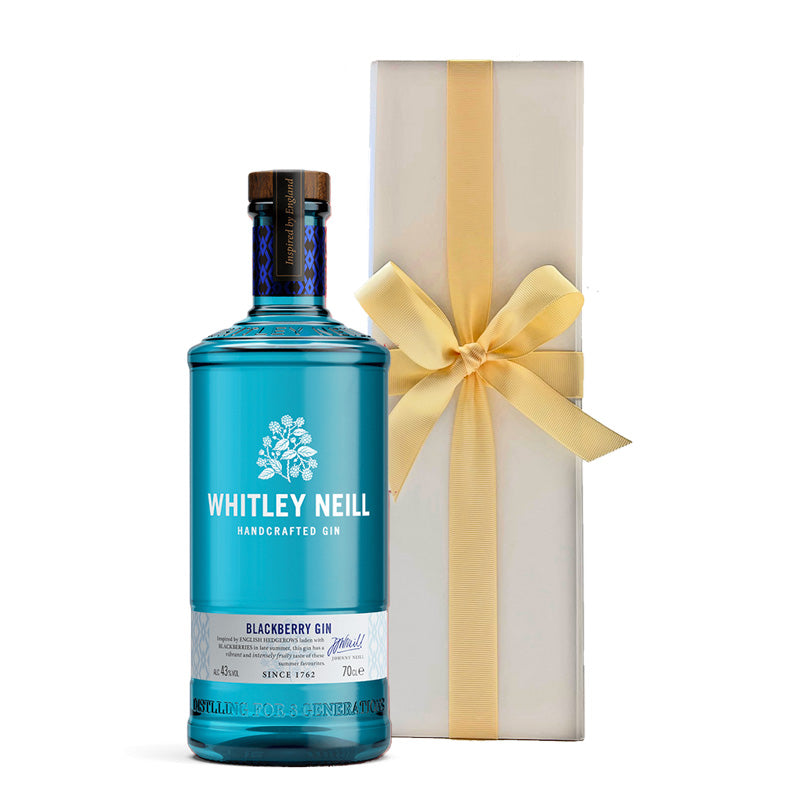 Whitley Neill Blackberry Gin - In White Gift Box - The Fulham Wine Company