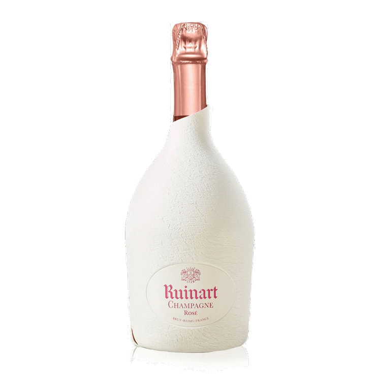 Ruinart Rosé Champagne NV in Second Skin Eco-Friendly Packaging - The Fulham Wine Company
